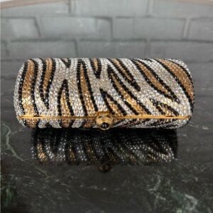Glamorous Zebra Pattern Clutch